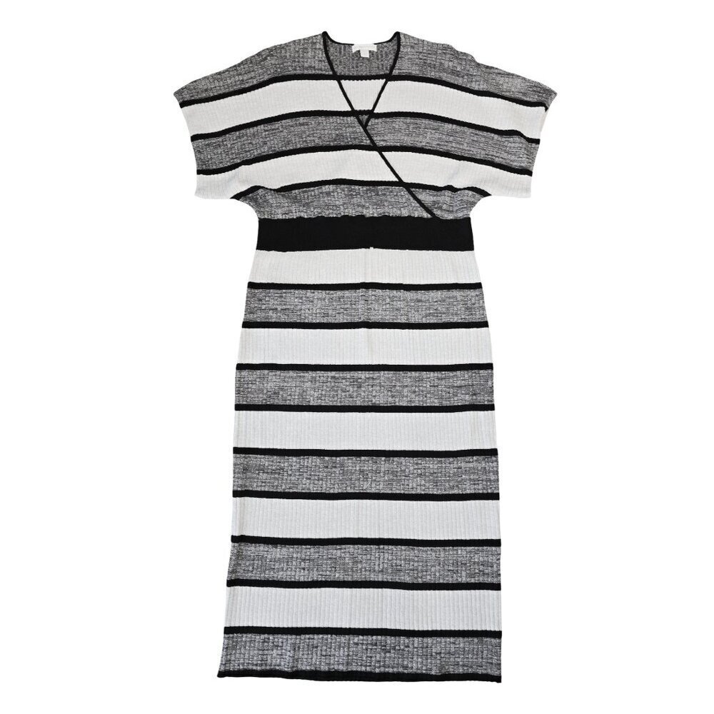 New York & Company Women’s Dolman Bodycon Sheath Dress Size XXL Ribbed Stretch - Picture 1 of 7